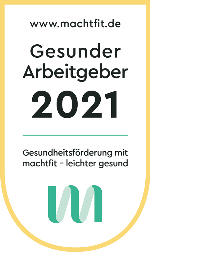 Auszeichnung "Gesunder Arbeitgeber 2021".