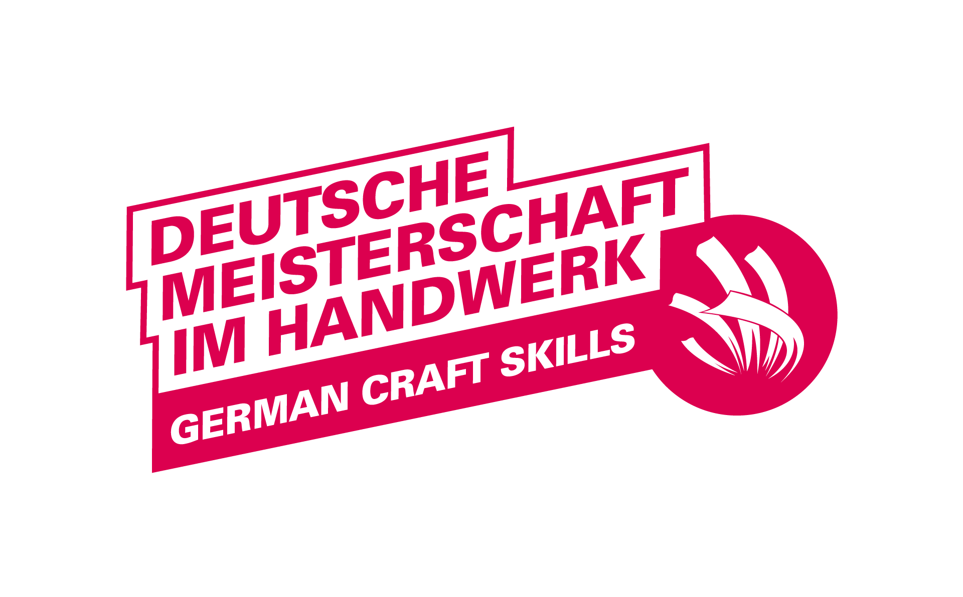 Logo der Deutsche Meisterschaft im Handwerk - German craft skills.