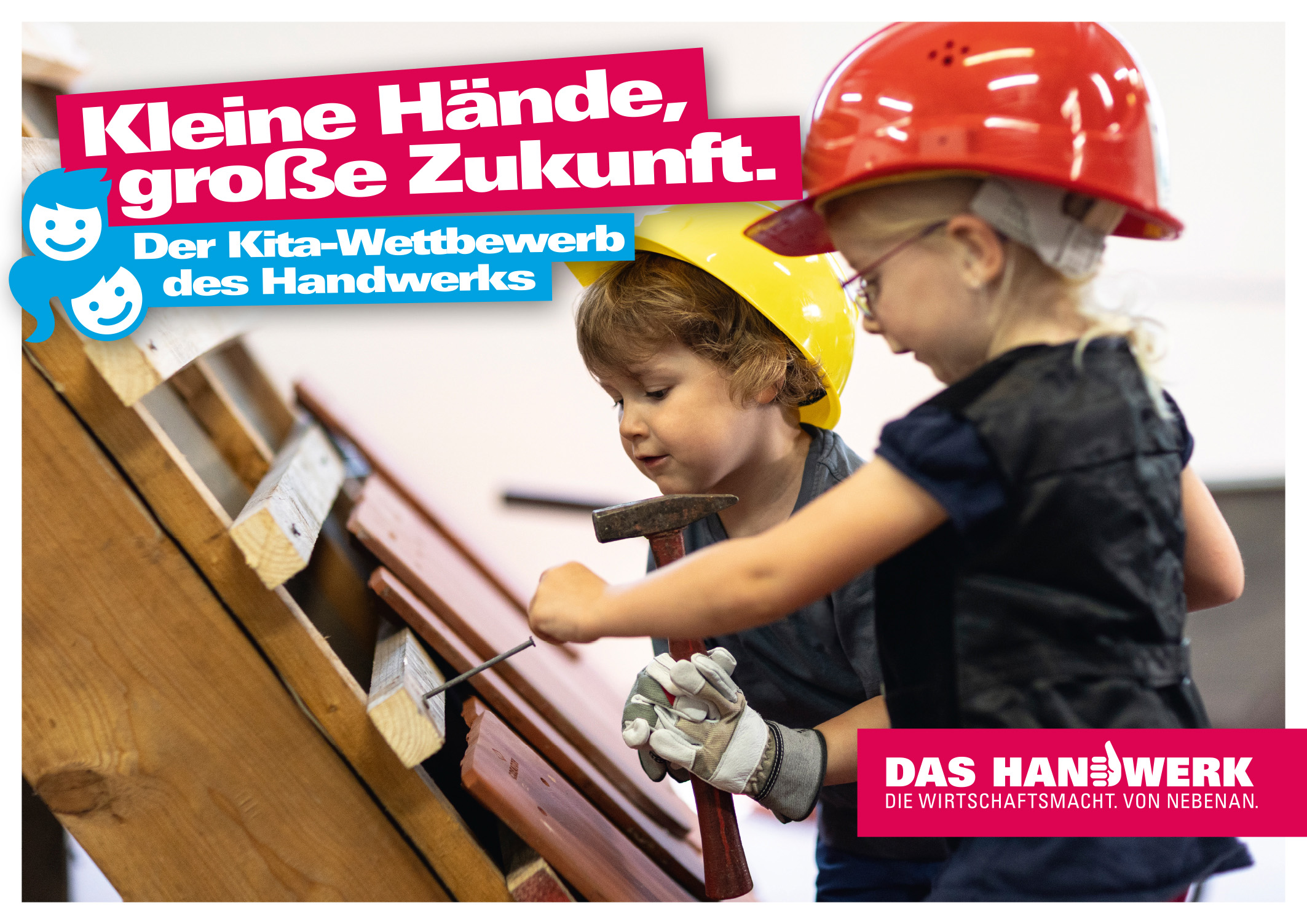 Unter dem Motto „Kleine Hände, große Zukunft“ werden den Kleinsten spannende Einblicke in die Welt des Handwerks ermöglicht.