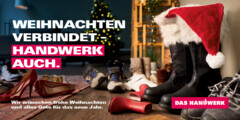 Werbebild der Handwerkskammer "Die beste Zeit, wünsche wahr werden zu lassen? Für uns immer."
