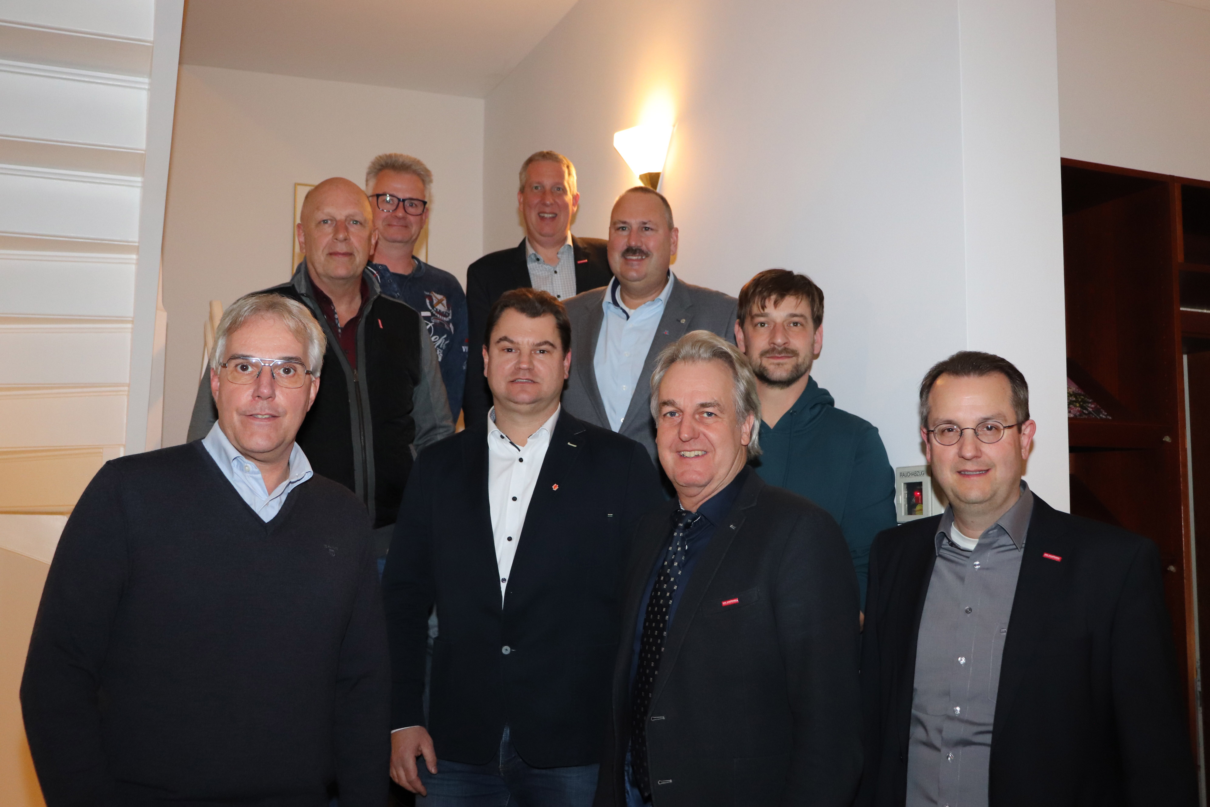 Rechtsanwalt Alexander Naraschewski, Kreishandwerksmeister Heiner Heijen,  Präsident Albert Lienemann und Hauptgeschäftsführer Jörg Frerichs.