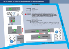 Ein Lageplan der Handwerkskammer Ein Lageplan der Handwerkskammer