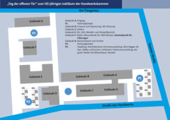 Ein Lageplan der Handwerkskammer Ein Lageplan der Handwerkskammer