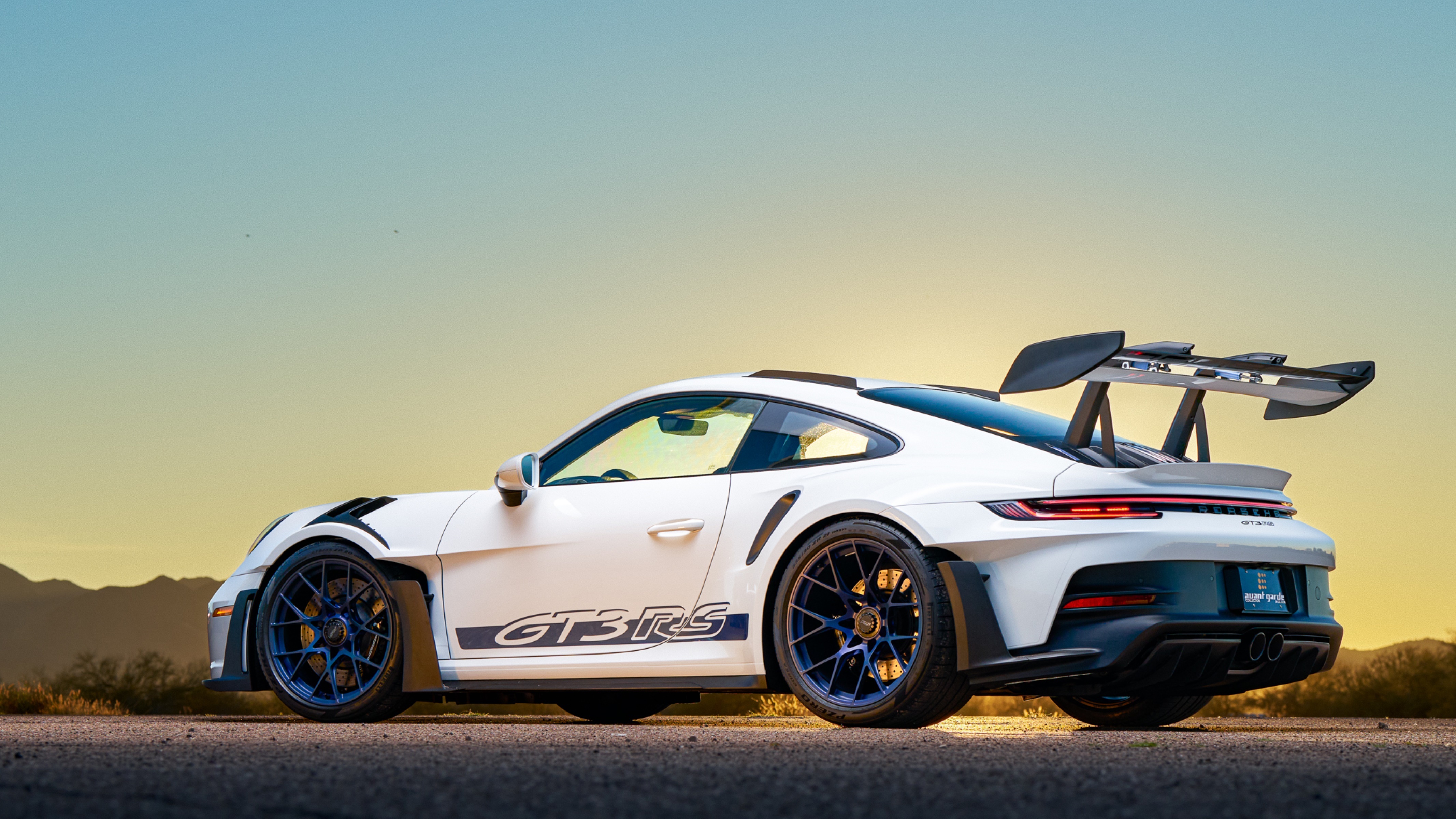 Ein Bild von dem Porsche Model GT3 RS.