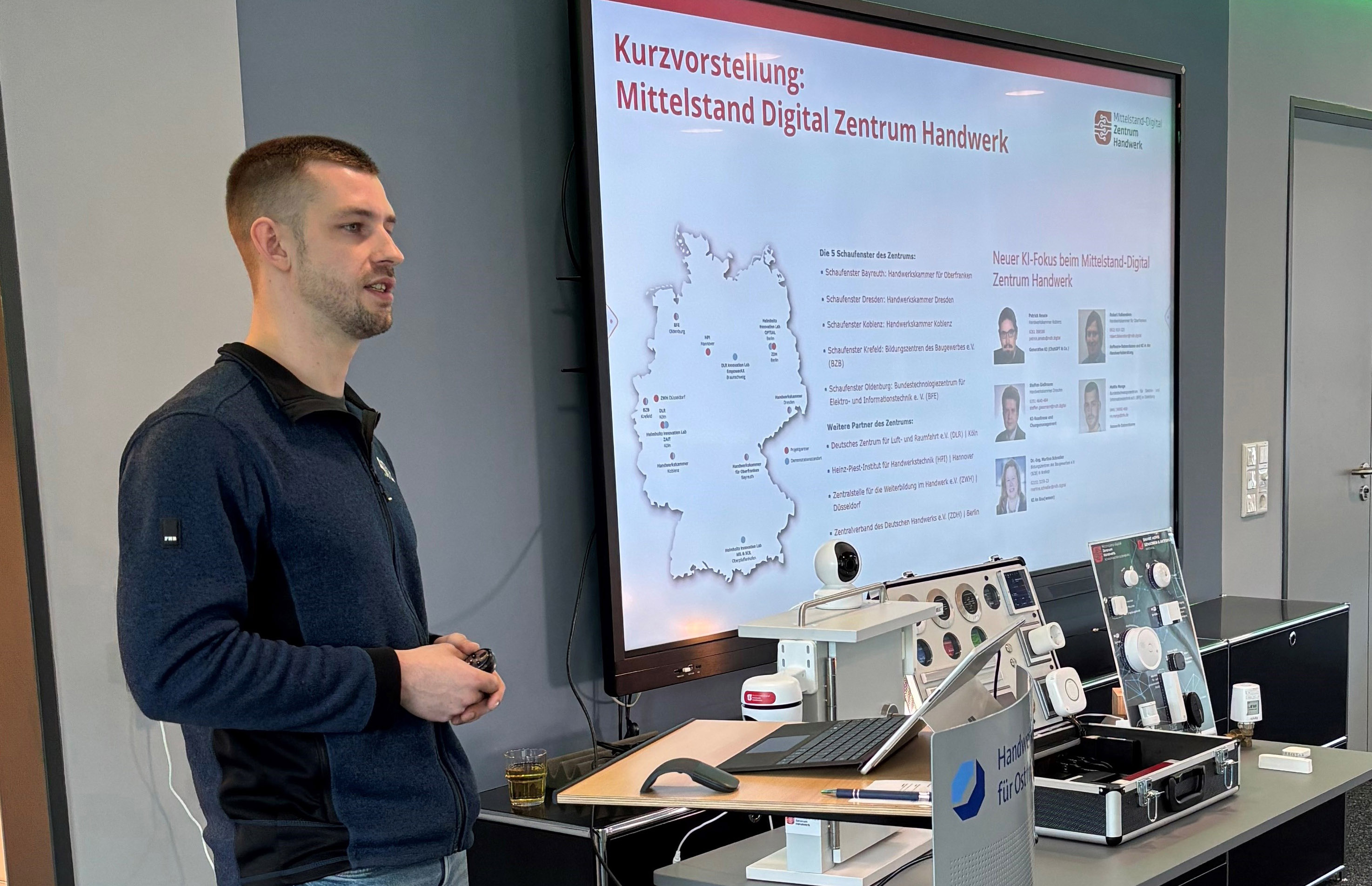 Projektingenieur Mattis Menge vom Mittelstand-Digital Zentrum Handwerk wird den Workshop leiten.