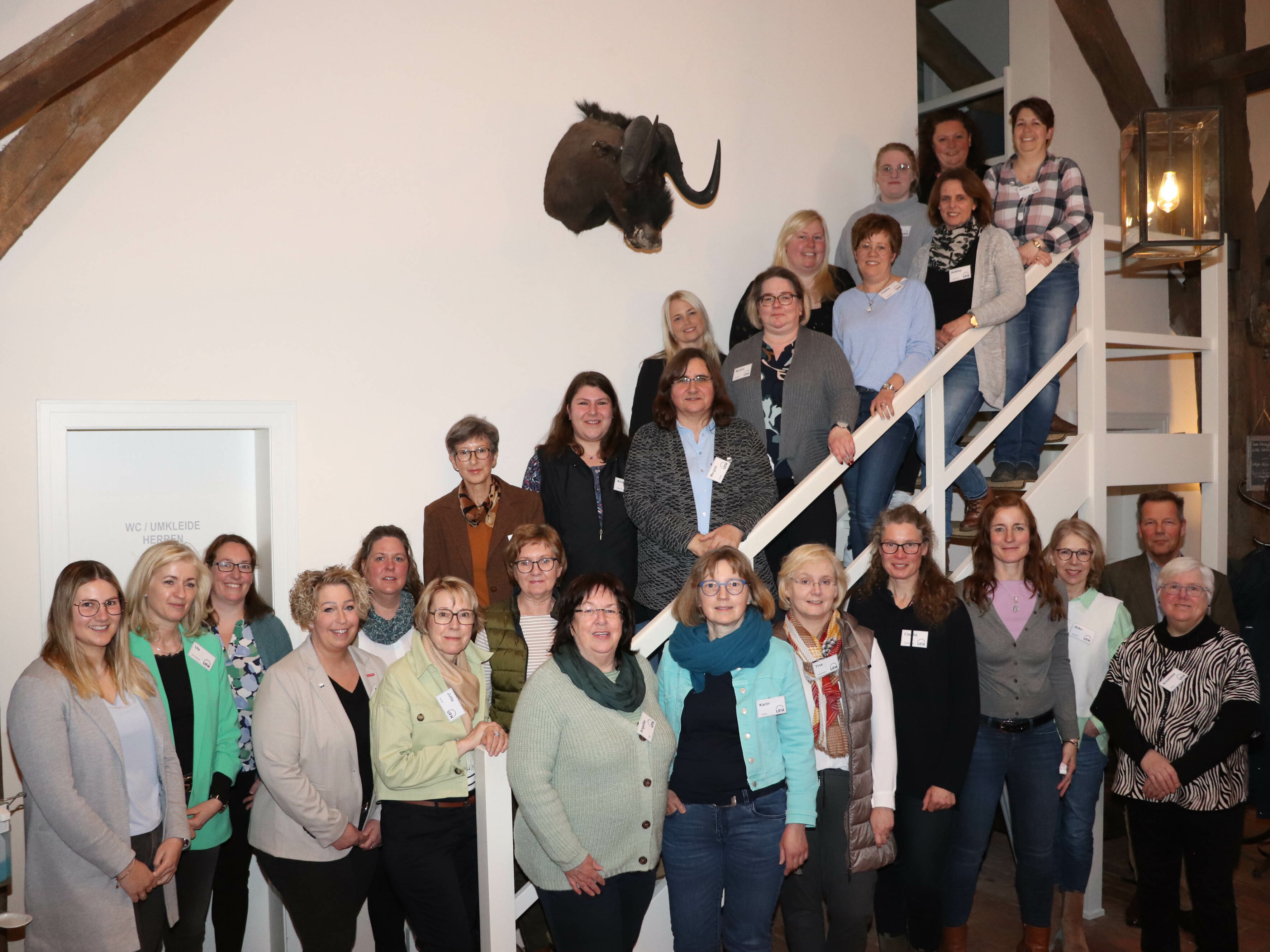 Die diesjährige Jahreshauptversammlung der Unternehmerfrauen war gut besucht. Rund 25 Frauen waren der Einladung des Vorstandes gefolgt.